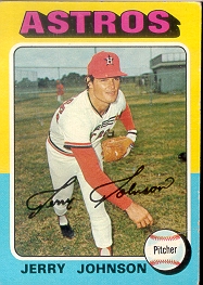 1975 Topps Baseball Cards      218     Jerry Johnson